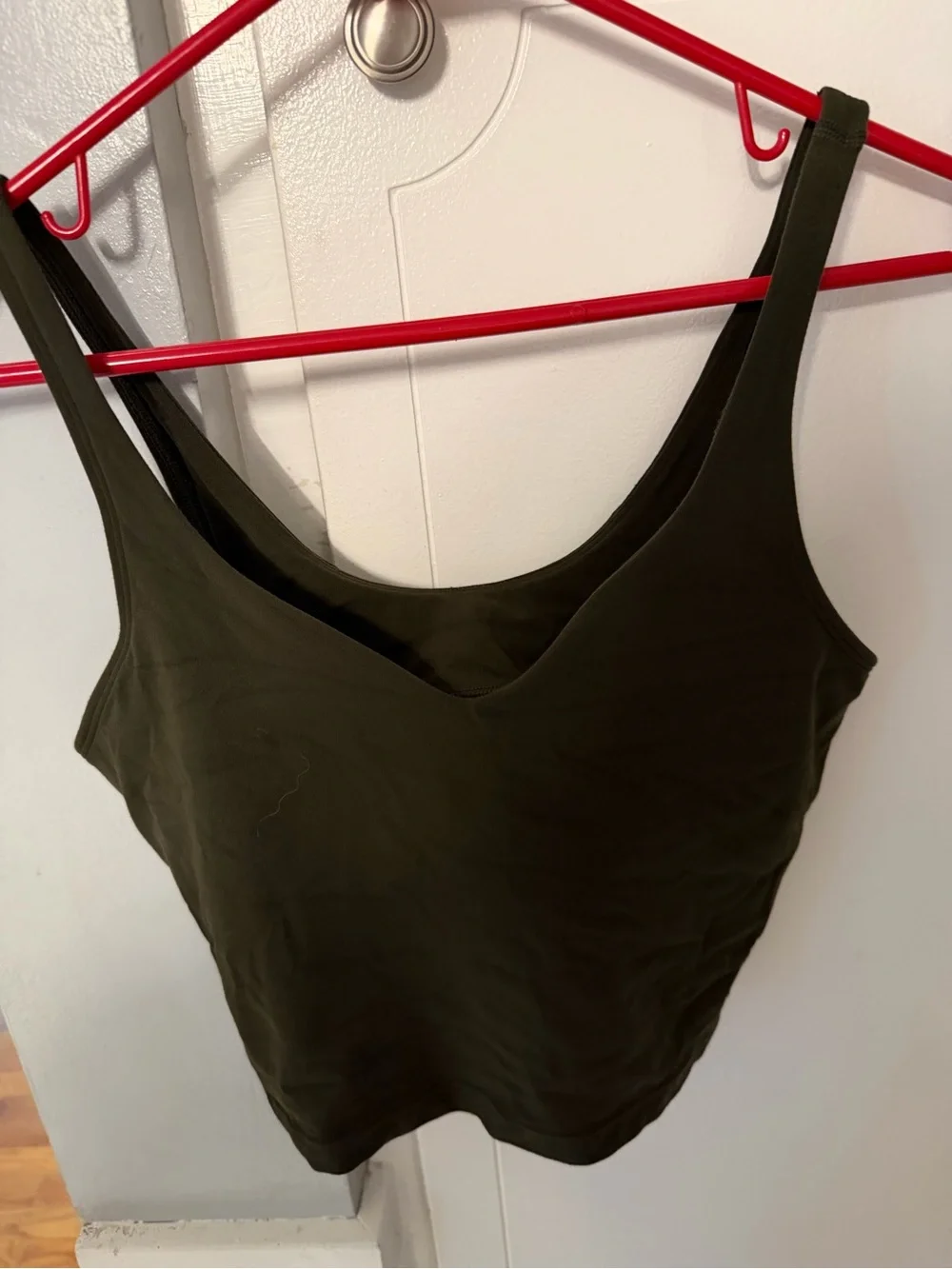 lululemon athletica Olive Green Tank Top